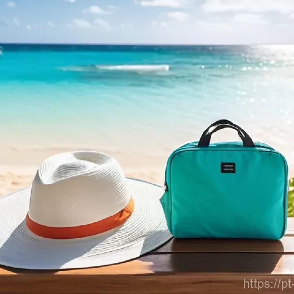 모리셔스 여행 중 응급 상황 - **Prompt 1: Serene Beach Preparedness in Mauritius**
    "A tranquil scene on a pristine white sand ...